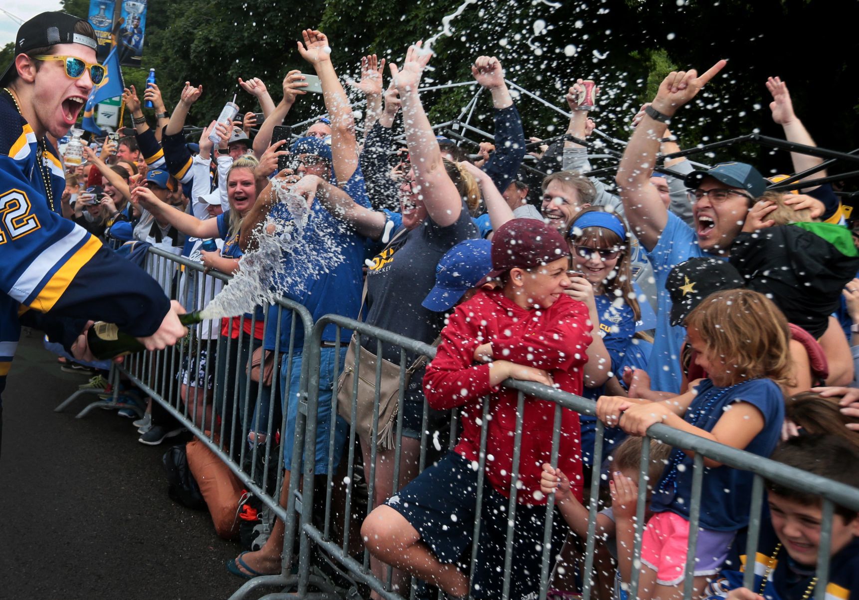 Scenes from Blues Stanley Victory Parade